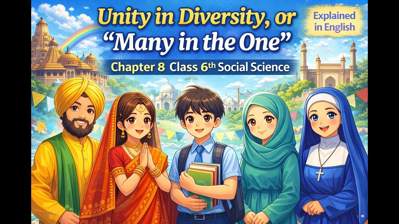 Unity in Diversity – “Many in the One” | Class 6 Social Science Chapter 8 | Explained in English