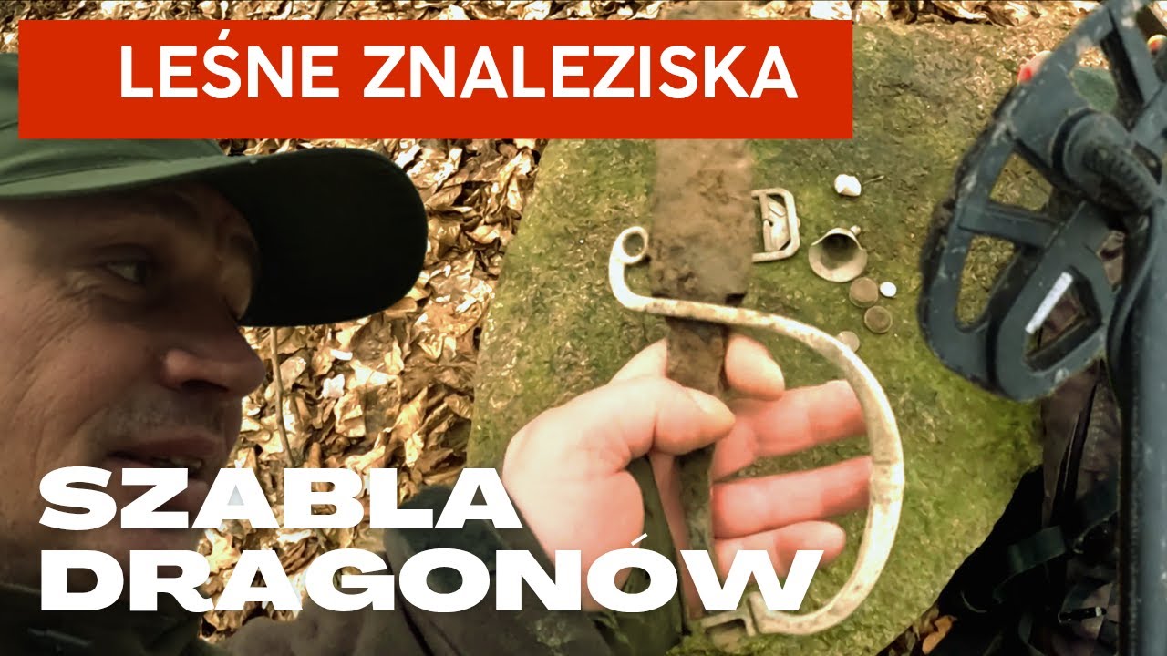 Leśne poszukiwania wykrywaczem metali, szabla Dragonów i inne znaleziska