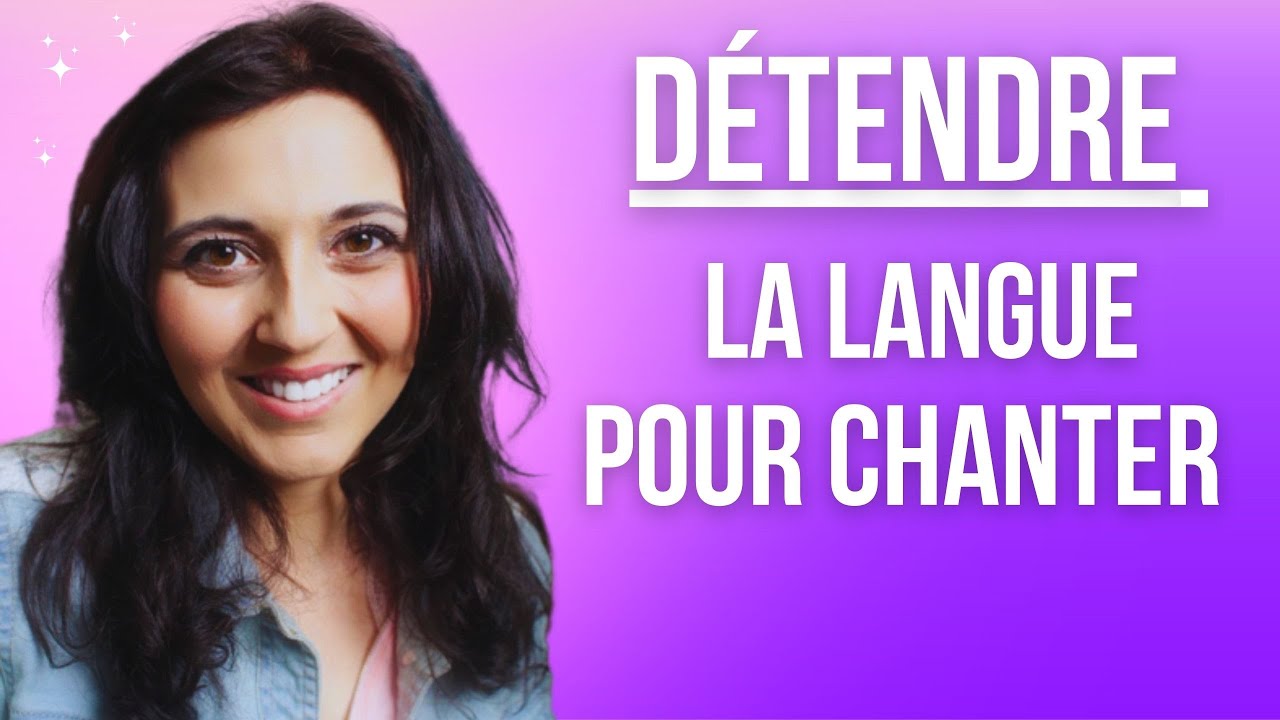 Comment détendre la langue quand on chante une chanson?