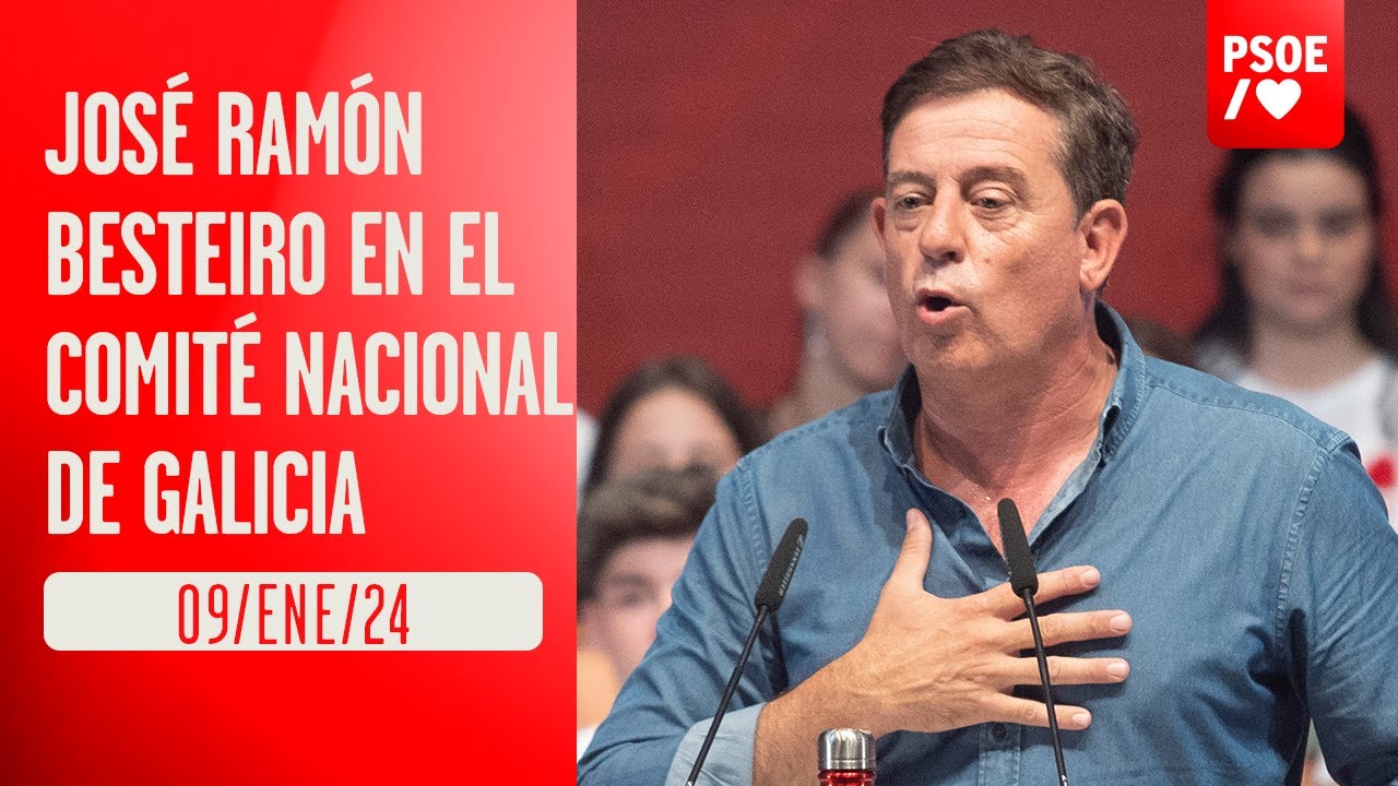 José Ramón Gómez Besteiro en el Comité Nacional de Galicia