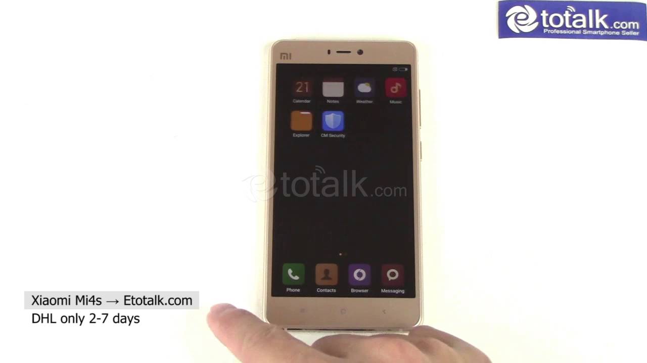 Xiaomi Mi4s 3+64GB Fingerprint 4G LTE - Multi Language