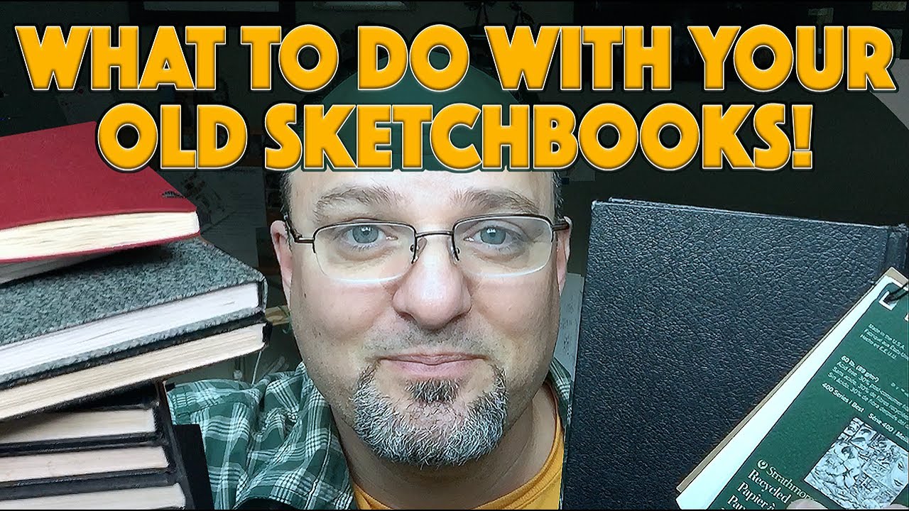 What to Do with Old Sketchbooks // Sketchbook Purge