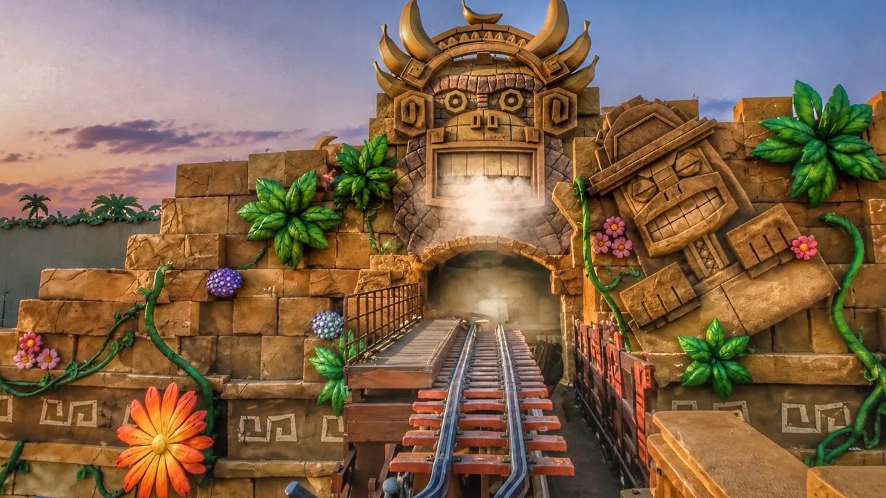 (2026) Donkey Kong Mine-Cart Madness FULL RIDE POV Universal Epic Universe