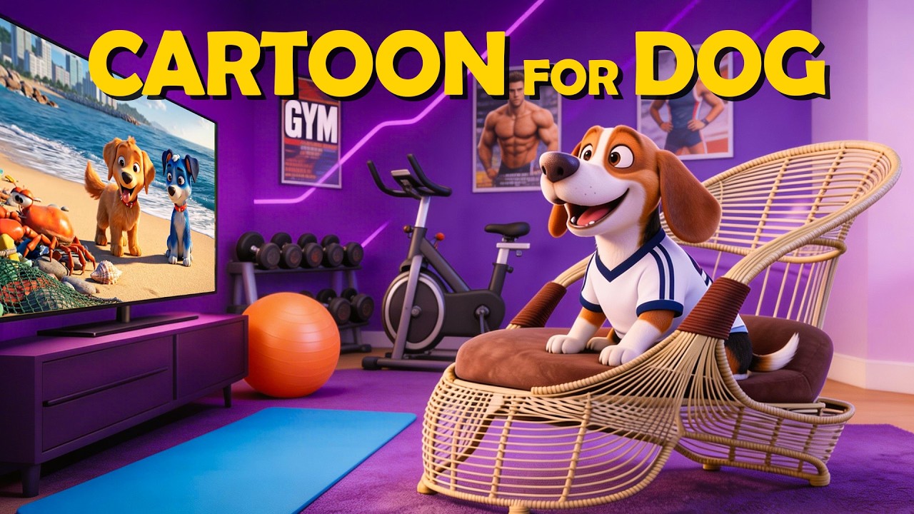 Dog Cartoon: Relaxing DOG TV to Keep Your Dog Happy When Home Alone &ndash; Best Calming Music for Dogs