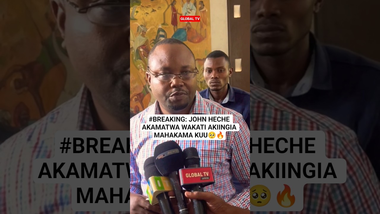 #BREAKING: JOHN HECHE AKAMATWA WAKATI AKIINGIA MAHAKAMA KUU🥺🔥 #breaking #shorts #heche #lissu