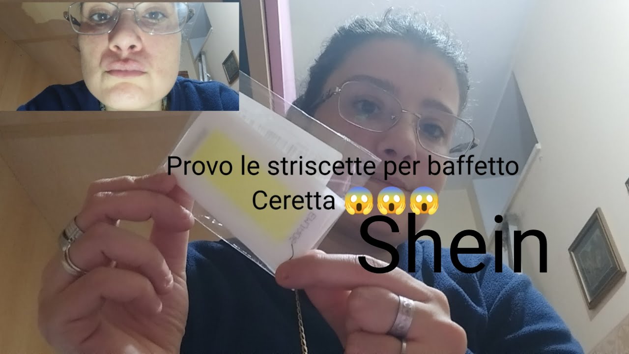 Provo le striscette di shein per baffetto #ceretta #shein 😱😱😱😳