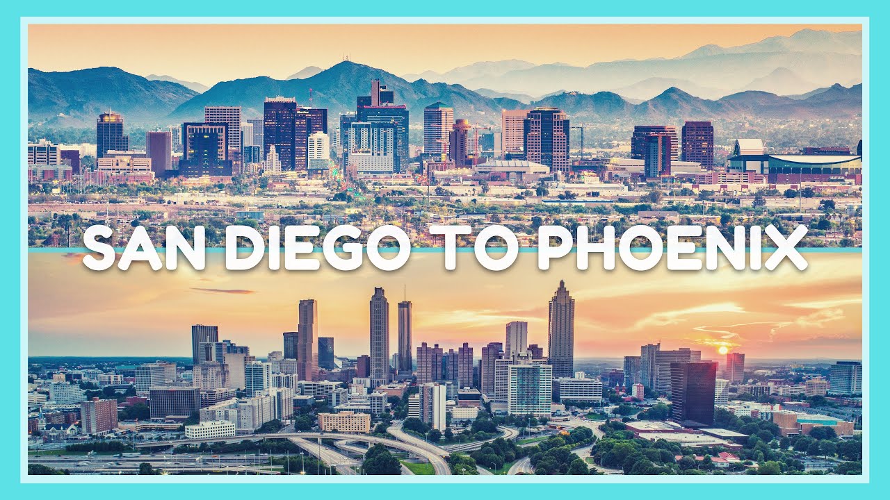 Driving from San Diego to Downtown Phoenix