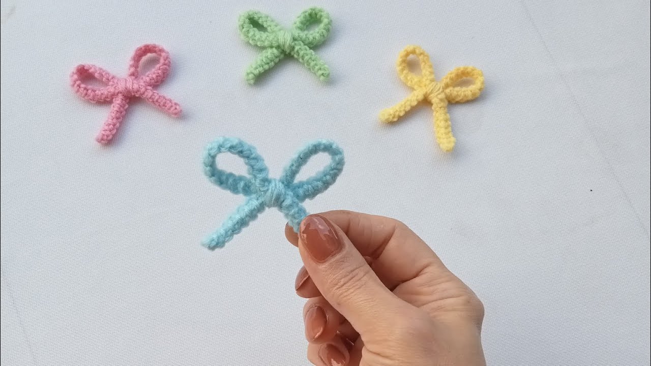 Tığ işi Kordon Tekniği Fiyonk Yapımı 💯 #tığişi #crochet #fiyonkyapımı