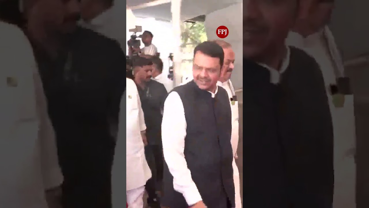 Maha CM Fadnavis Arrives at Vidhan Bhavan as Maharashtra's Monsoon Session Begins