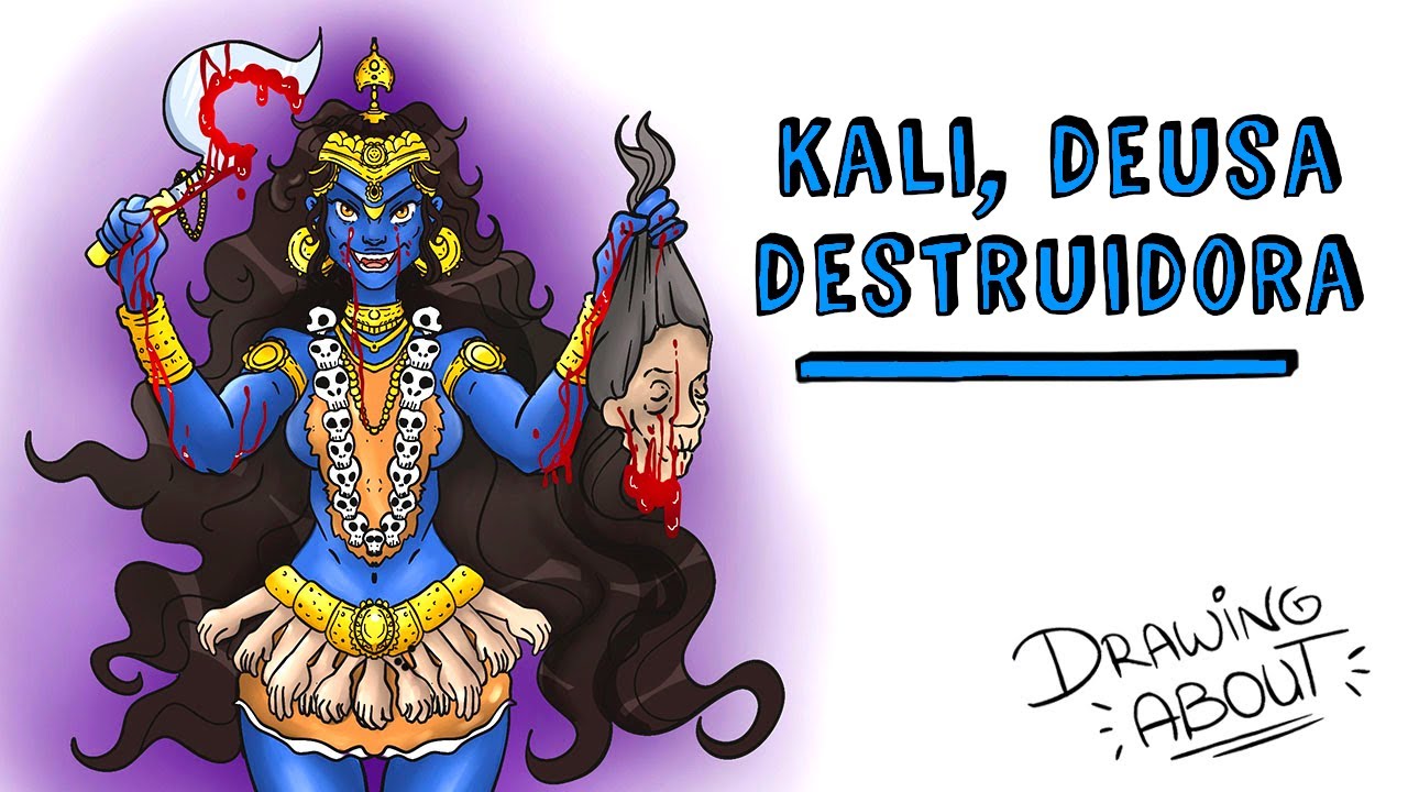 Kali. Deusa destruidora da morte 🔱 MITOLOGIA | Draw My Life Português