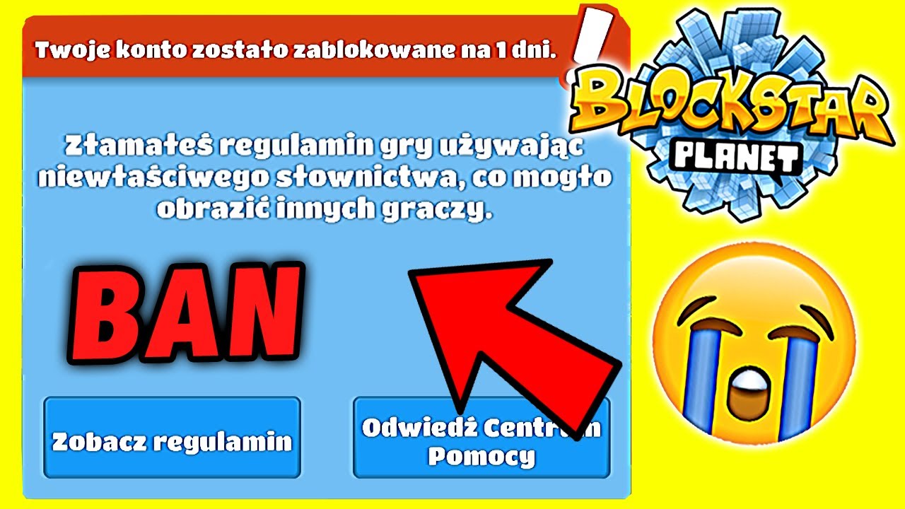 ZAKAZANE SŁOWA za które DOSTANIESZ BANA 😭 BlockStarPlanet