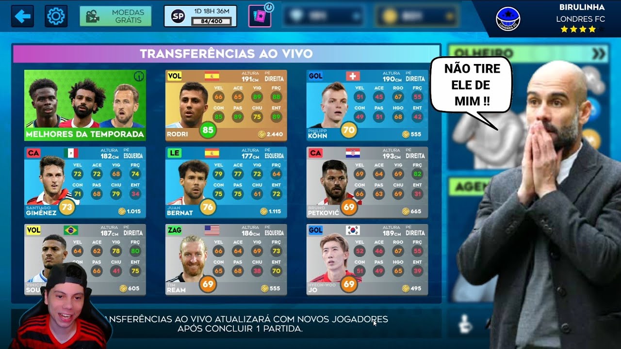 DLS 24 | Modo Carreira Londres FC #23 ( Jogador do Manchester City Oferecido !! )
