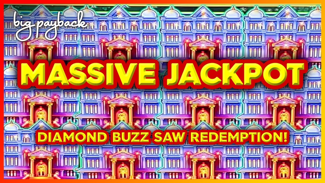 Diamond Saw &rarr; MASSIVE JACKPOT! Huff N' Even More Puff Grand Slots!