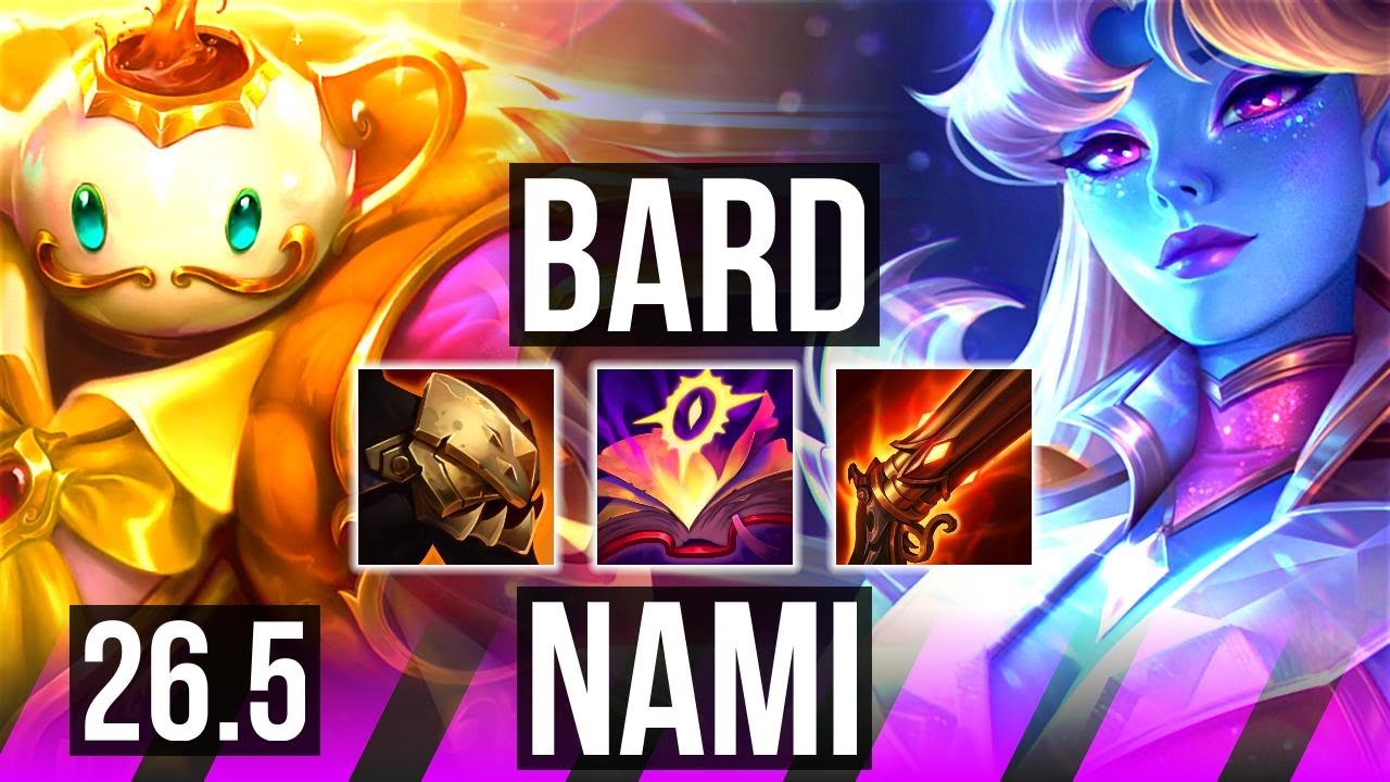 BARD & Jhin vs NAMI & Zeri (SUP) | EUW Master | 26.5