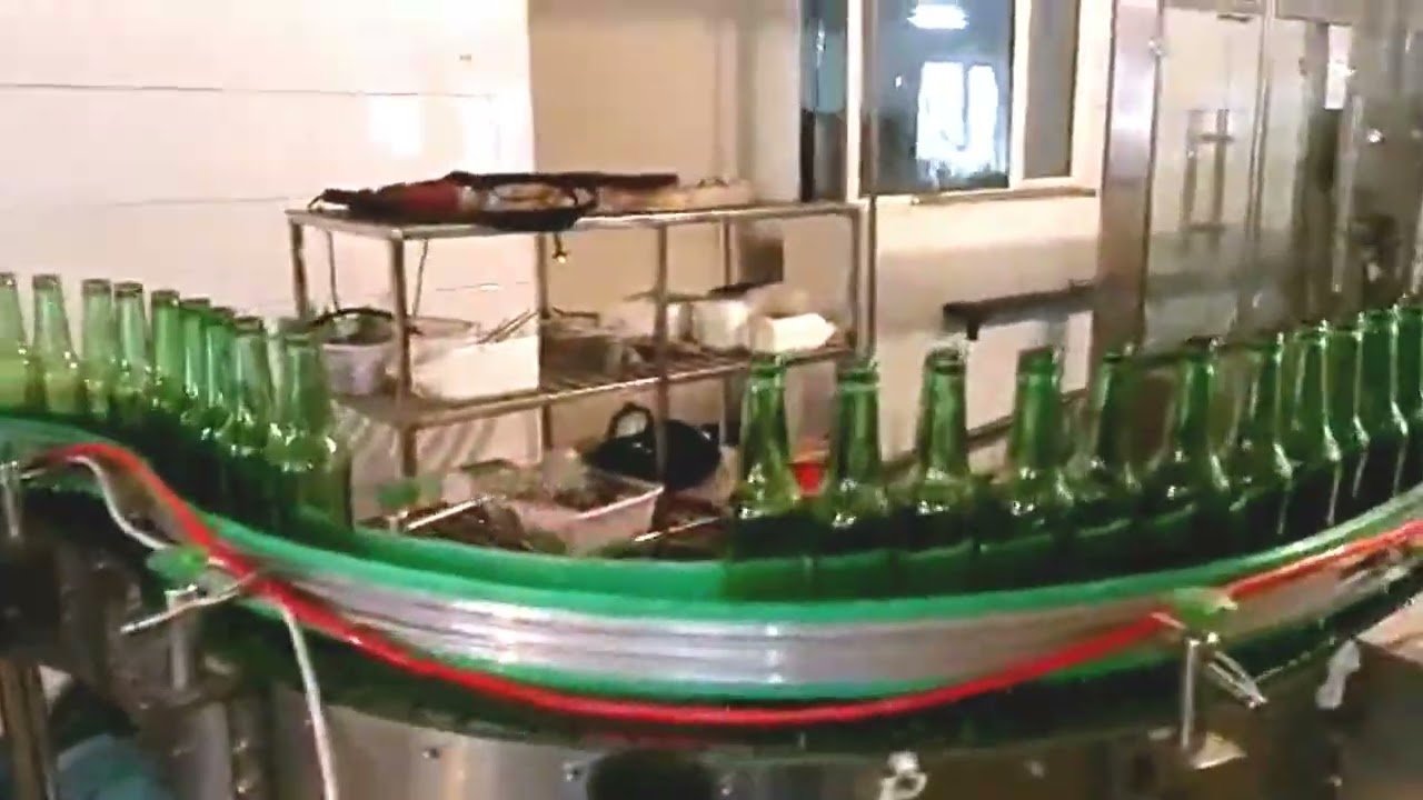 Beer bottles rinsing filling sealing bottling line 3 in 1 monoblock