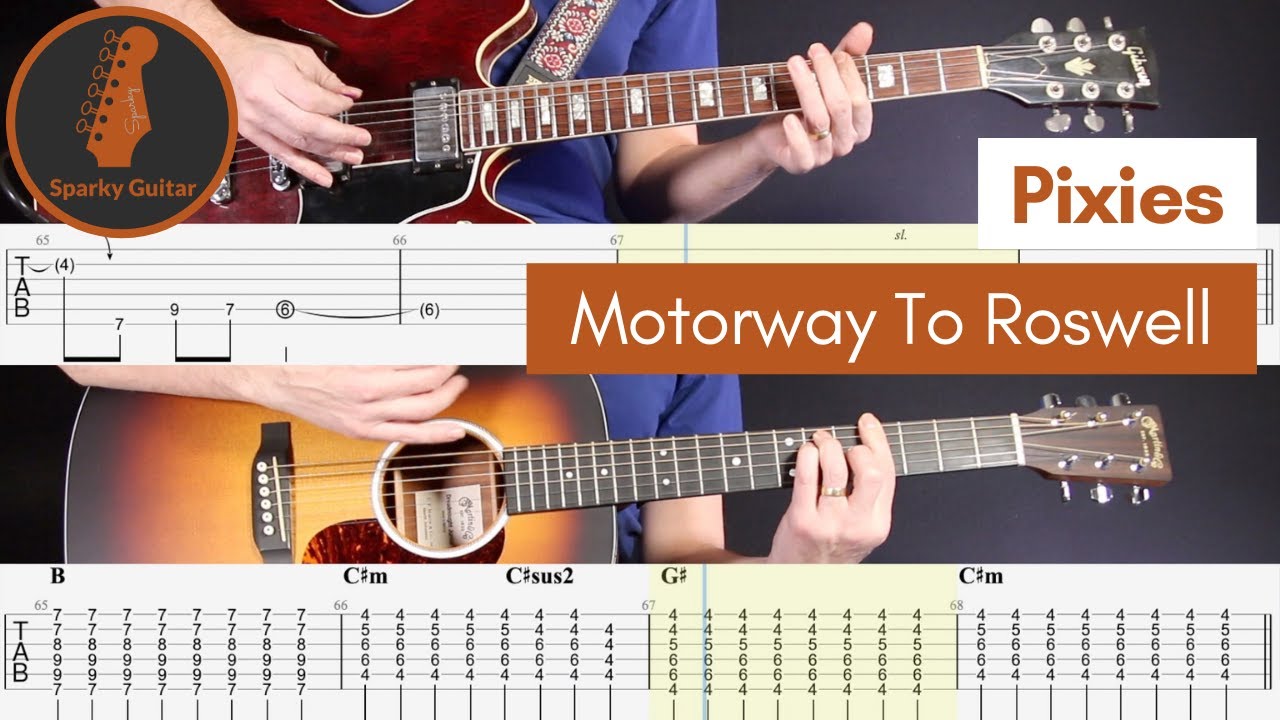 Motorway to Roswell - Pixies (Guitar Cover #126 with Tabs)