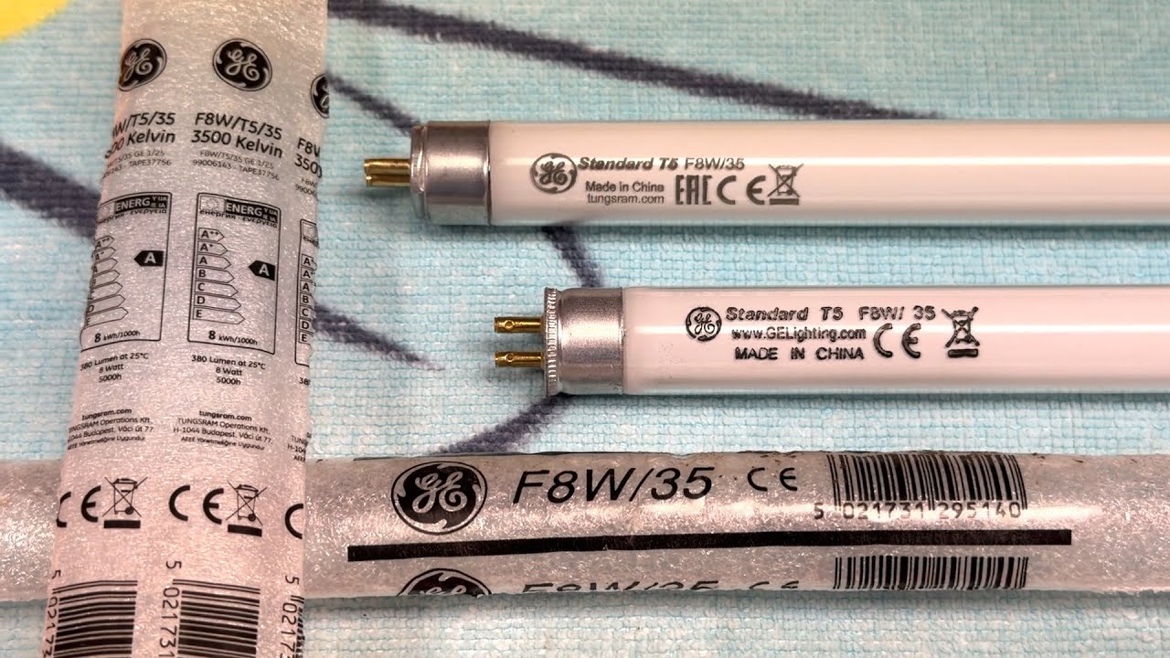 GE 8-ваттные люминесцентные лампы F8T5 F8W 35