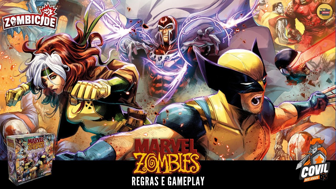 Marvel Zombies X-men Resistance (Zombicide dos X-men) -  Regras e Gameplay