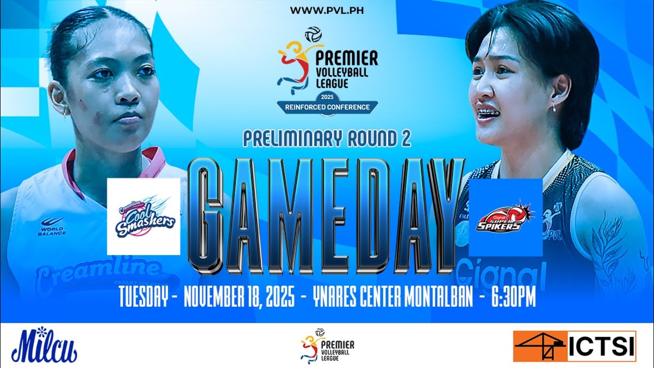 CREAMLINE vs CIGNAL - Full Match | Preliminaries | 2025 PVL Reinforced Conference