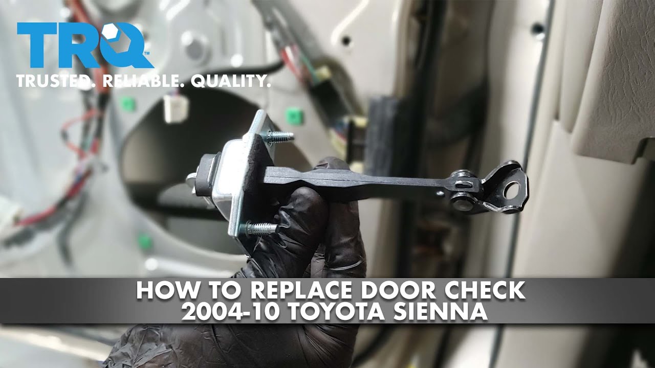 How To Replace Door Check 2004-10 Toyota Sienna