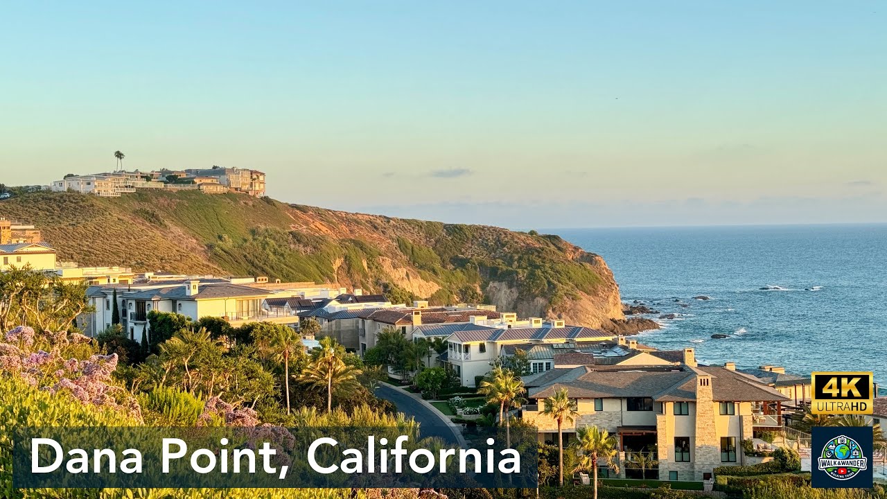 Strands Beach, Dana Point, California - 4K Walking Tour