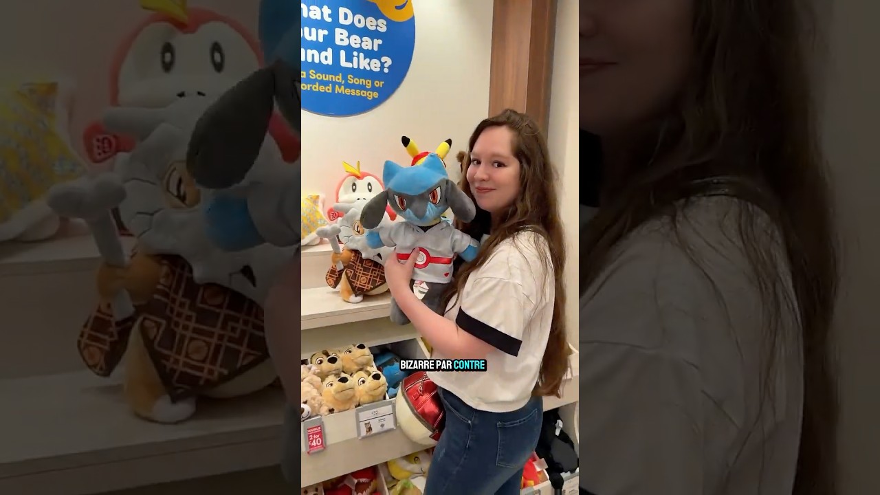 Je fabrique ma peluche Pok&eacute;mon &agrave; Build-a-Bear ! 😍
