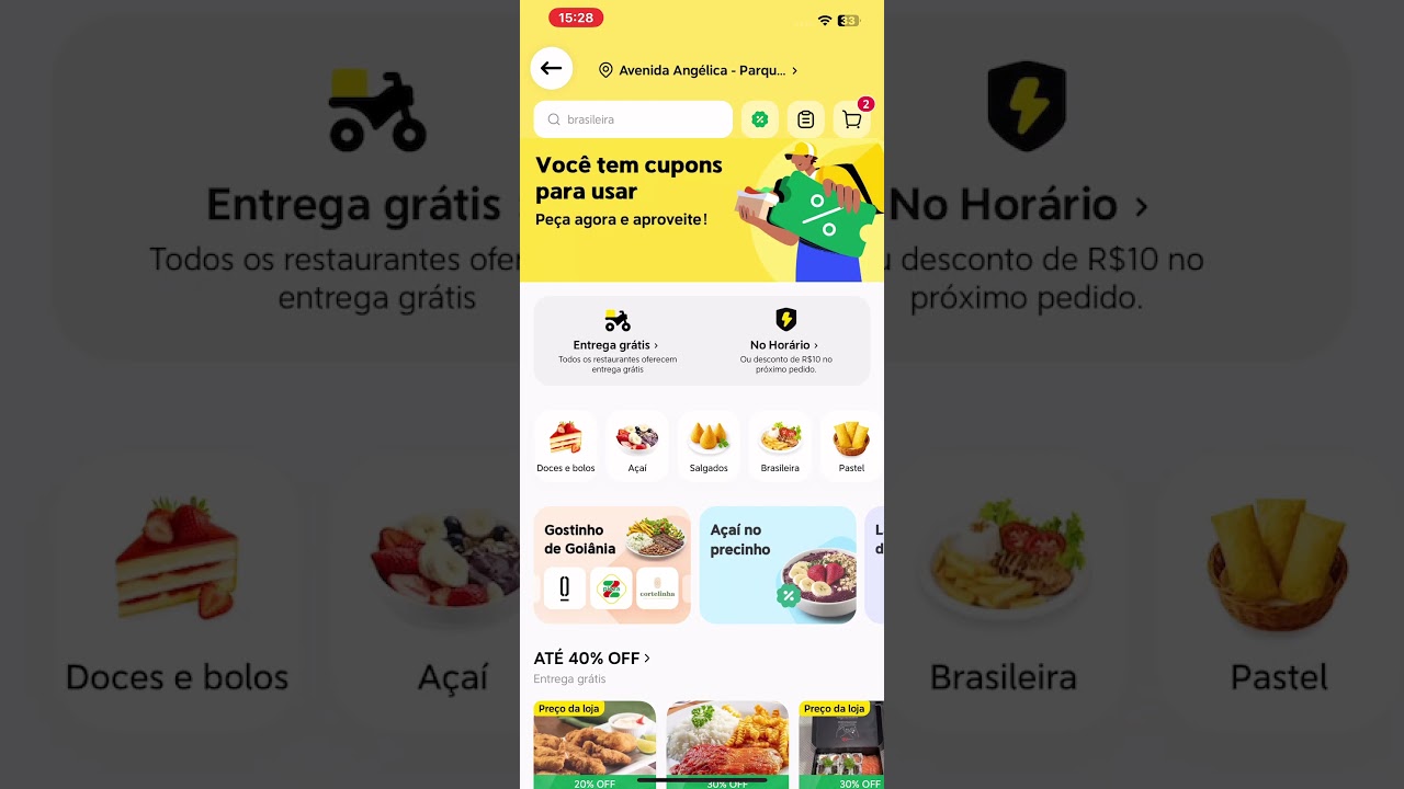 Como pedir 99 food sem aparecer a promo&ccedil;&atilde;o