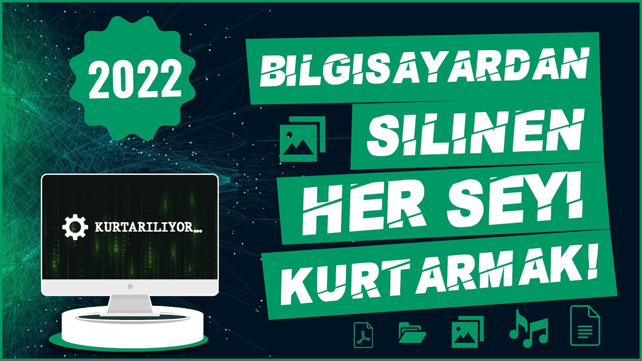 Silinen Dosyaları Geri Getirme (Bilgisayardan Si̇li̇nen Dosyalari Kurtarma - UYGULAMALI)