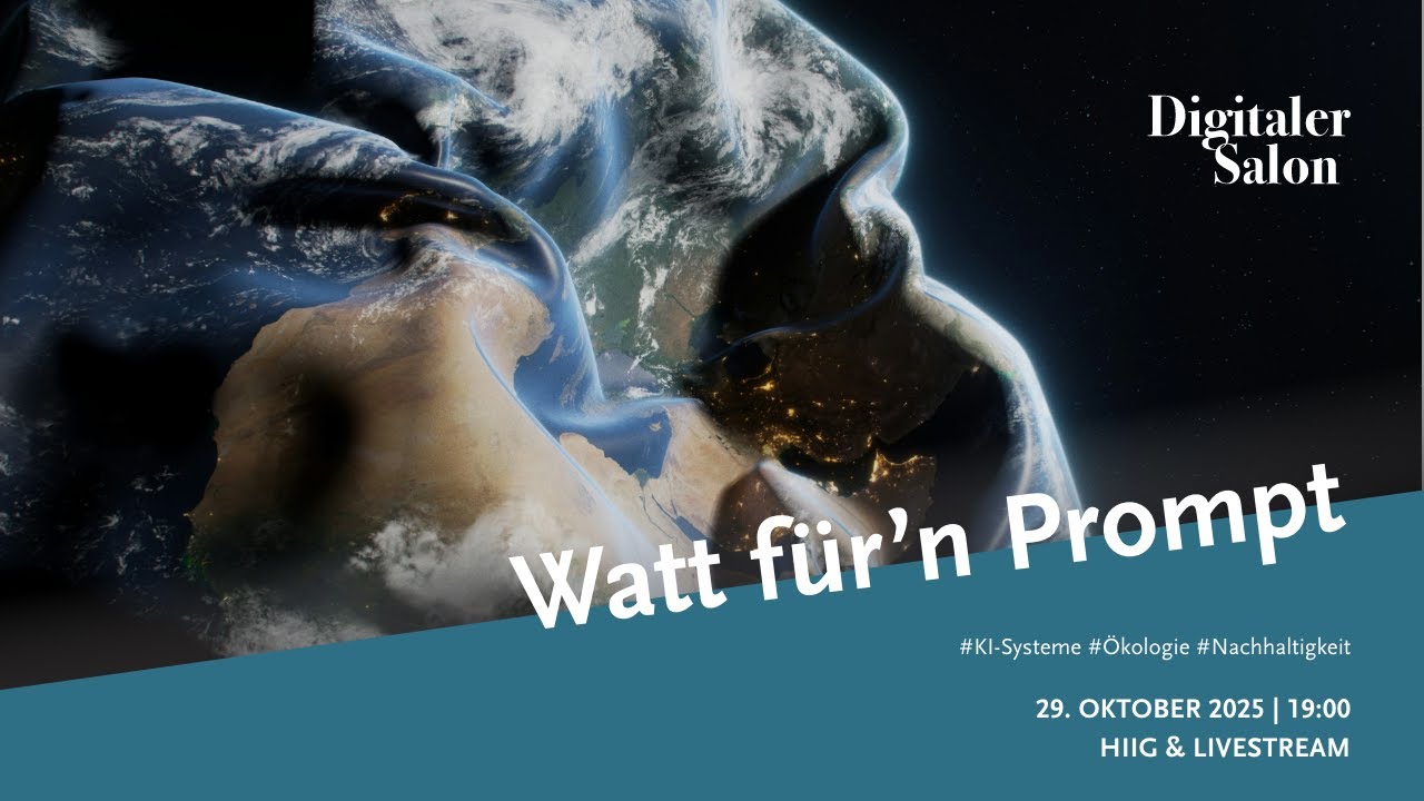 Digitaler Salon: Watt für'n Prompt