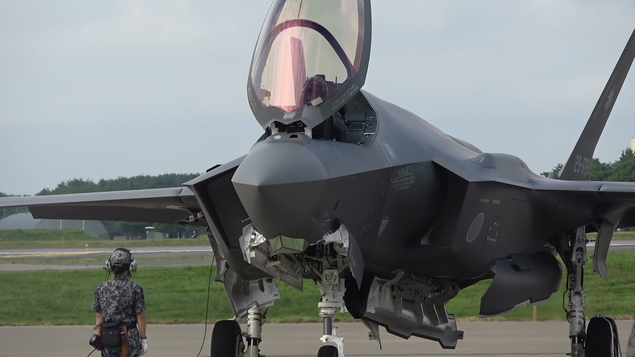 別次元のエンジン音がヤバい！F-35Aの機動飛行をエンジンスタートから！三沢基地基地航空祭2022