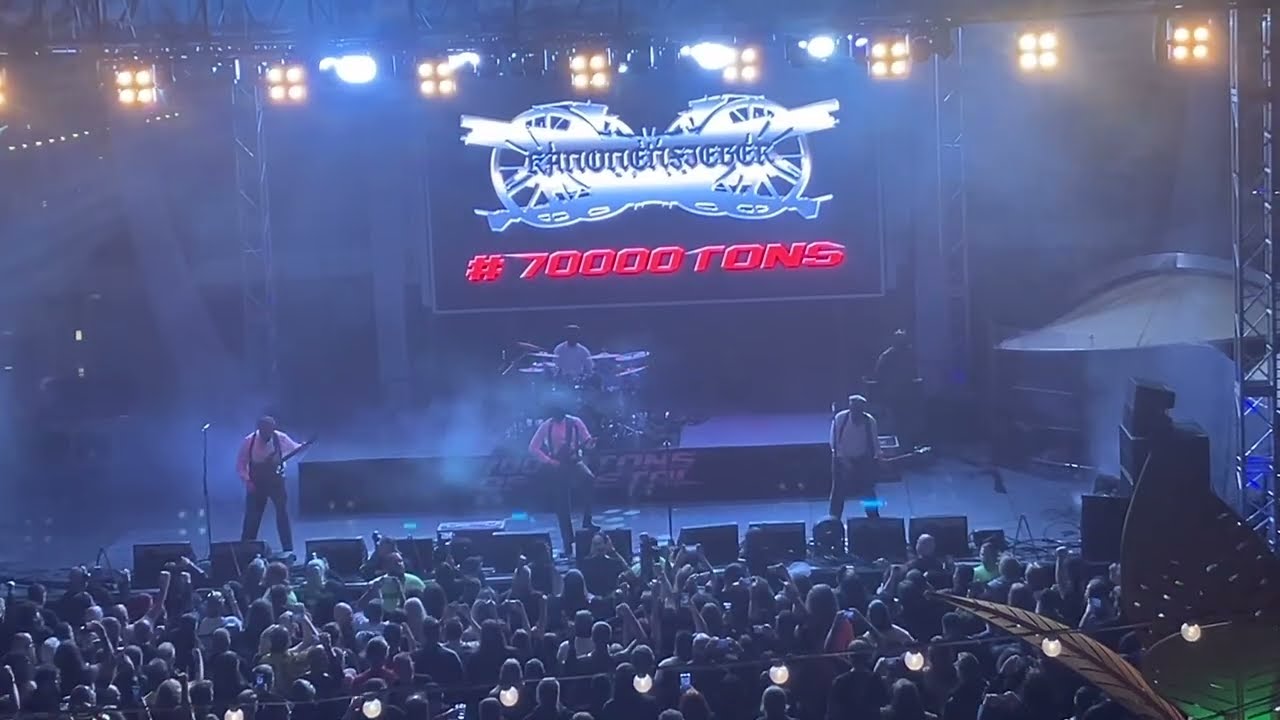 Kanonenfieber live at 70 000 Tons of Metal 2026