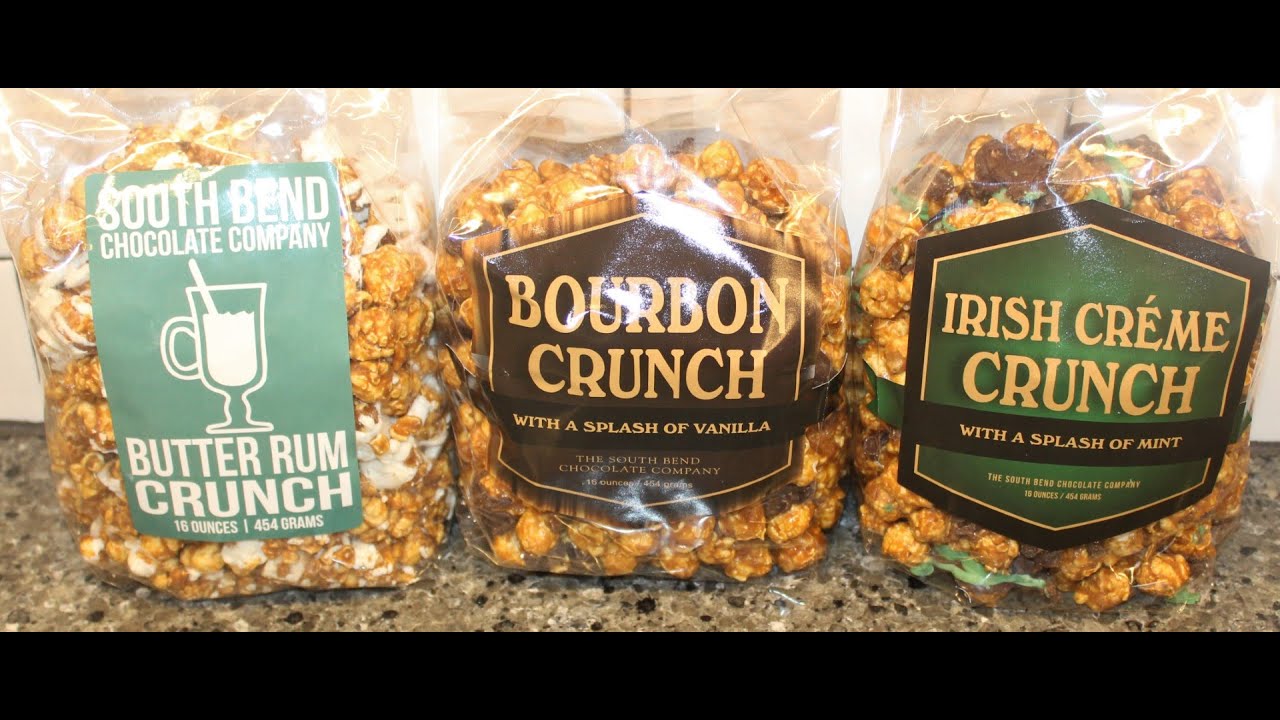 South Bend Chocolate Company: Butter Rum Crunch, Bourbon Crunch, Irish Crème Crunch Review