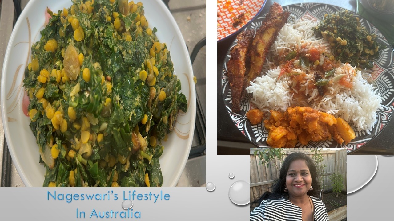 என் வீட்டுத் தோட்டத்தில் பொன்னாங்கண்ணி கீரை பொரியல் in Melbourne / What I cooked today?