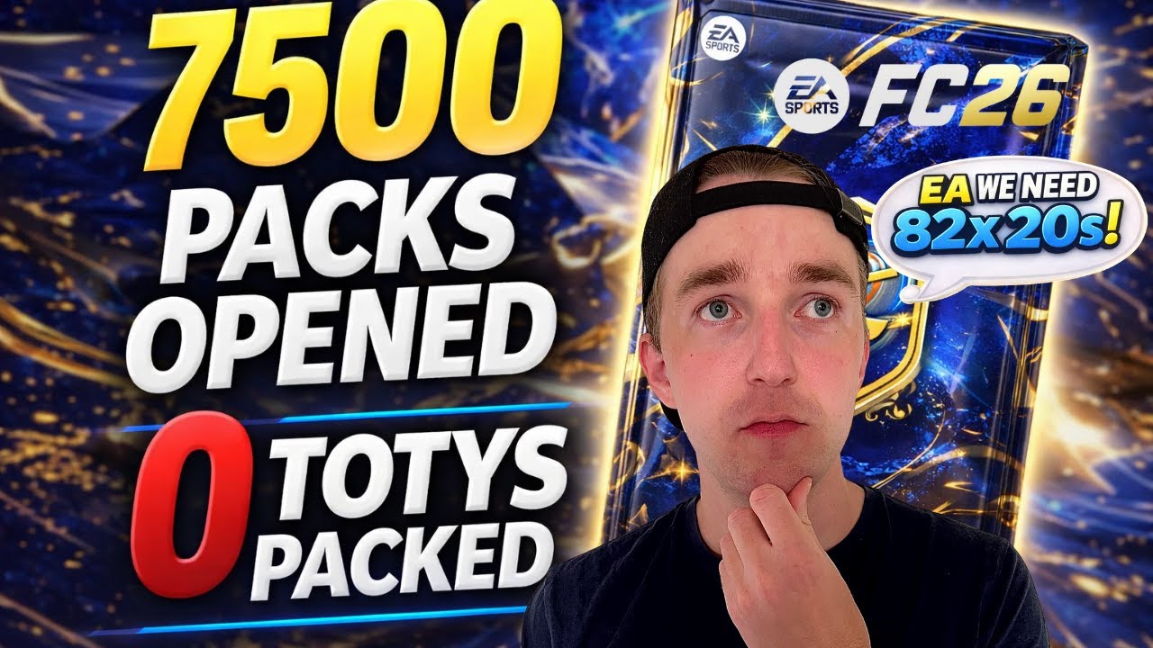 EA We Need 82x20 Packs NOW… 7,500 Packs and ZERO TOTY