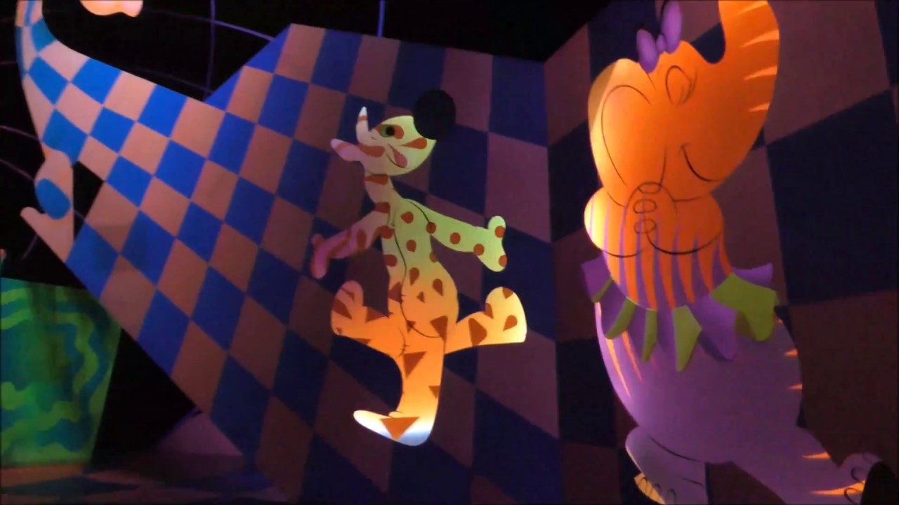 Many Adventures of Winnie the Pooh Dark Ride Attraction at Disneyland Theme Park Anaheim California