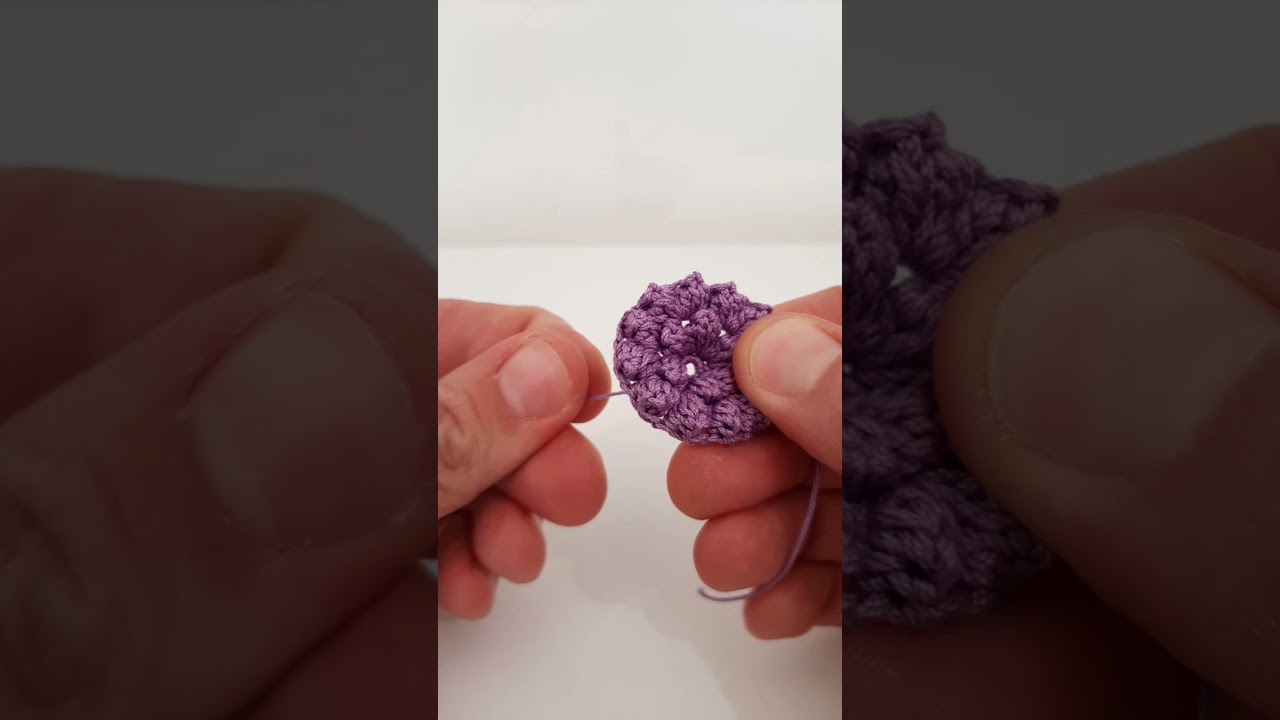 Braccialetto fiori punto pop corn uncinetto tutorial 🌸