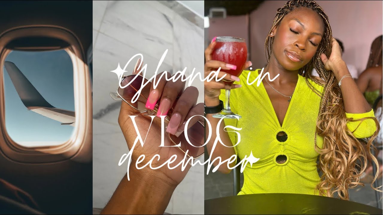 GHANA IN DECEMBER VLOG 2022| MET MY FAMILY FOR THE FIRST TIME, KUMASI ROAD TRIP & TRIED NEW FOOD🇬🇭