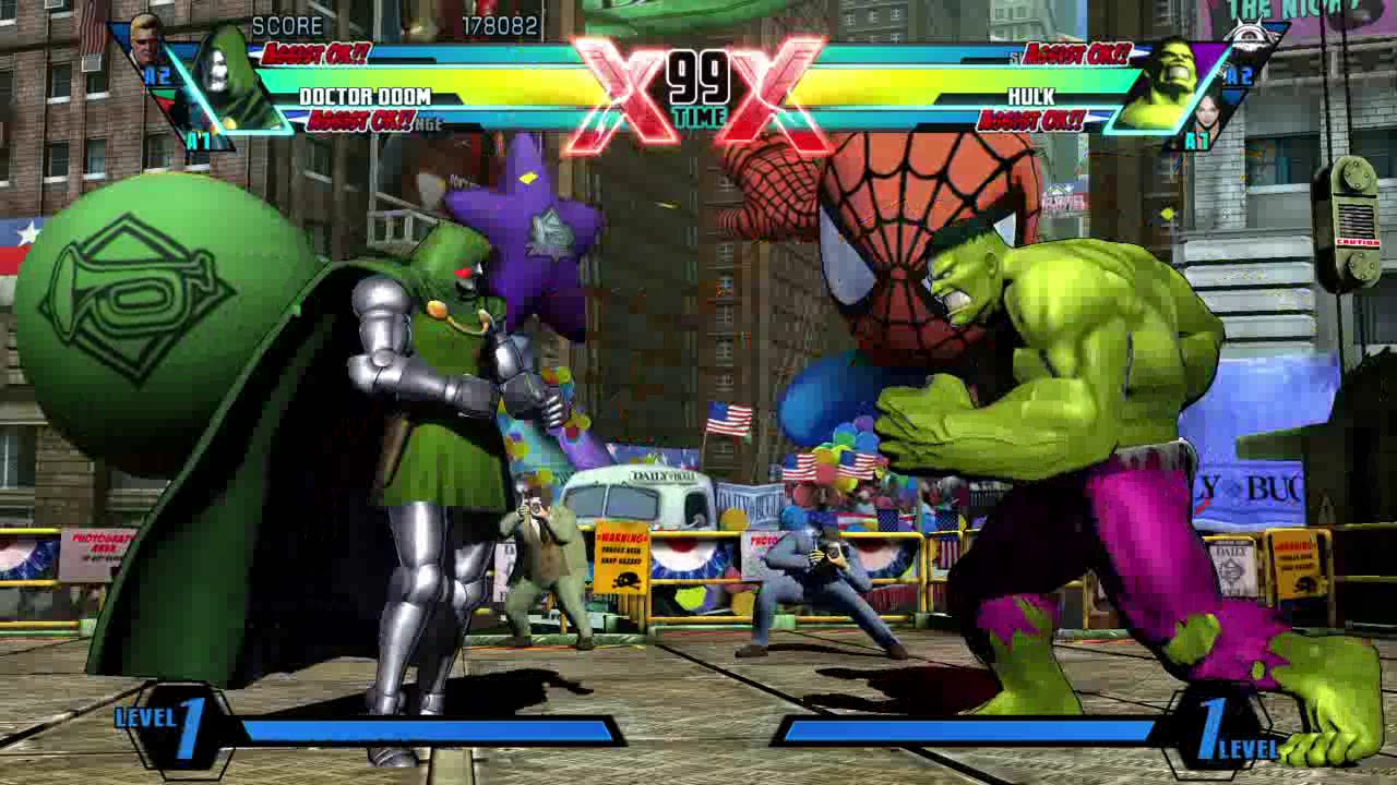 Ultimate Marvel VS Capcom 3 (Xbox One) Arcade as Doctor Doom, Doctor Strange & Wesker