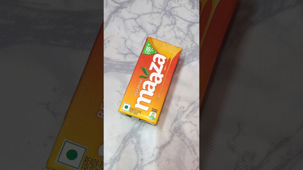 Maaza Popsicle | Mango Ice Cream #shorts #youtubeshorts