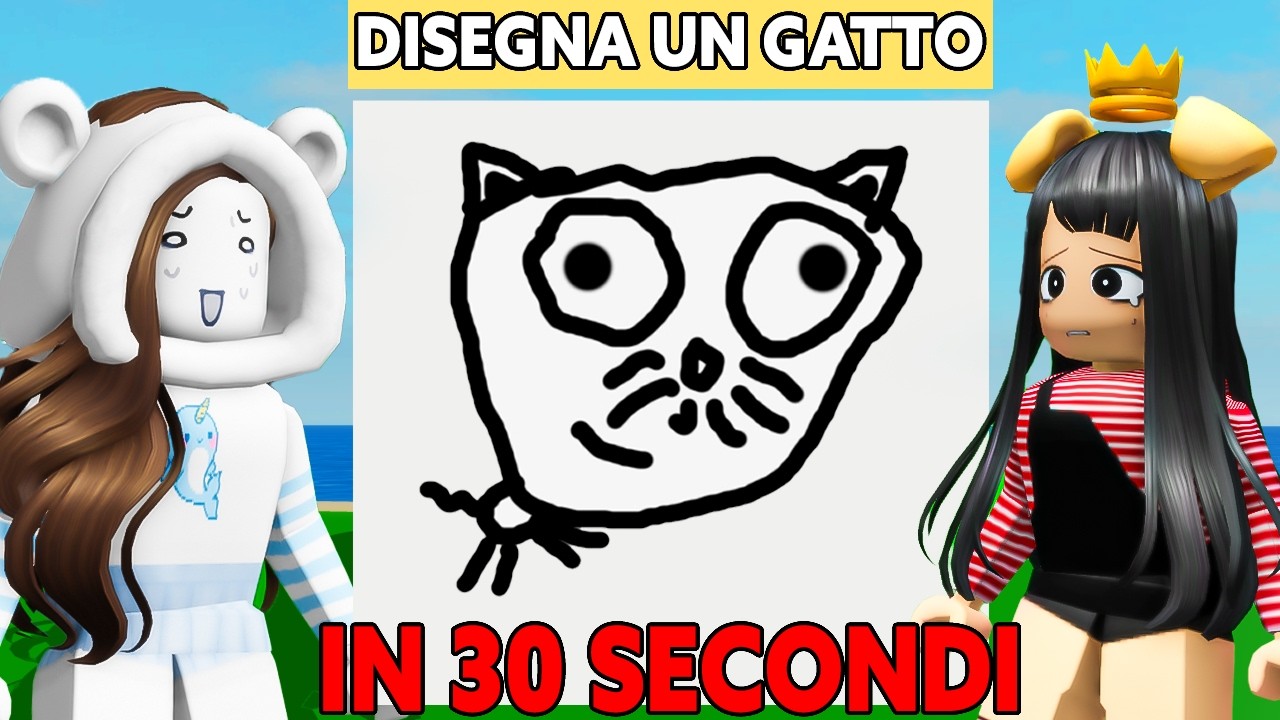 CHI DISEGNA PIÙ VELOCE VINCE SU ROBLOX!