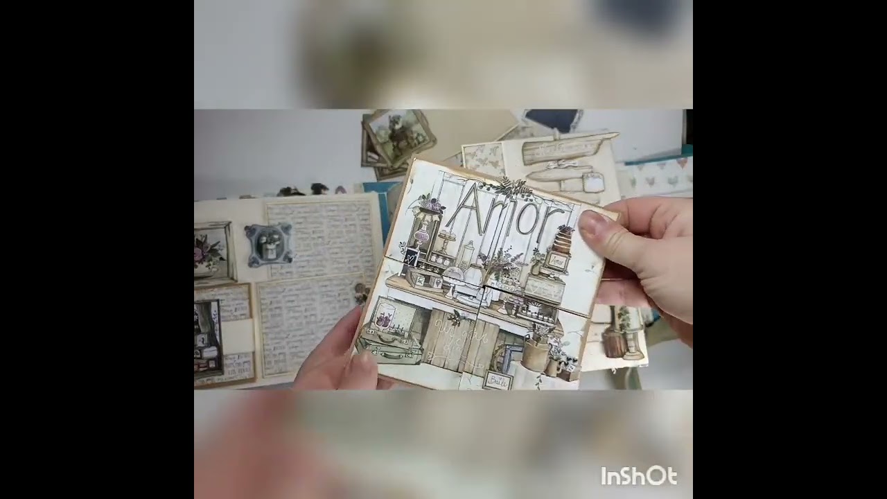 album de boda scrapbooking de El Altillo de los duendes