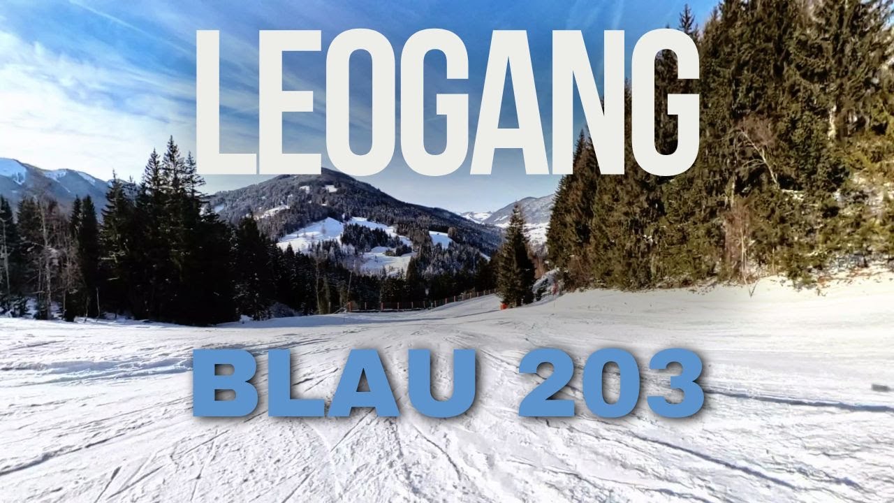 Ski POV - Leogang 203 Blue Piste