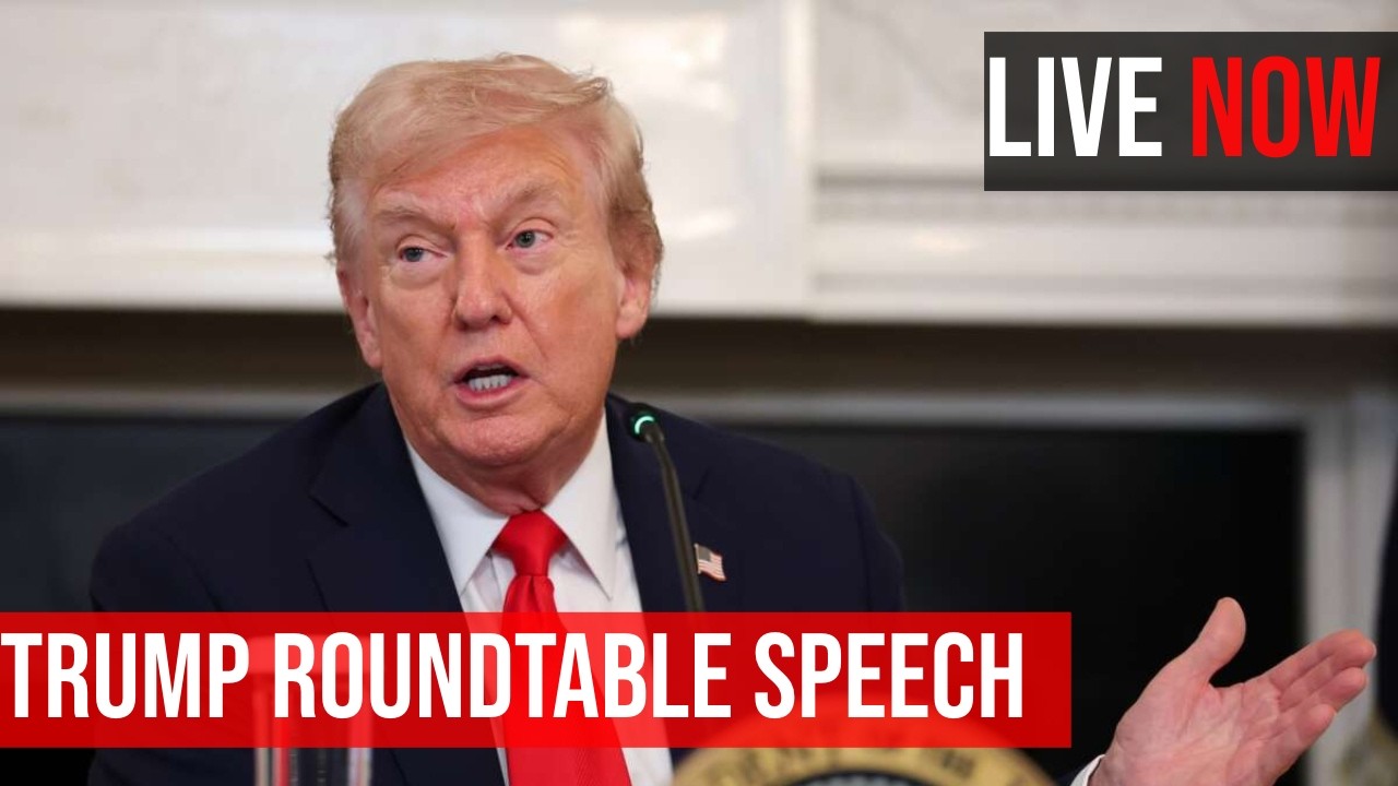 🔴LIVE: President Trump URGENT Speech at Roundtable and Iran Updates!