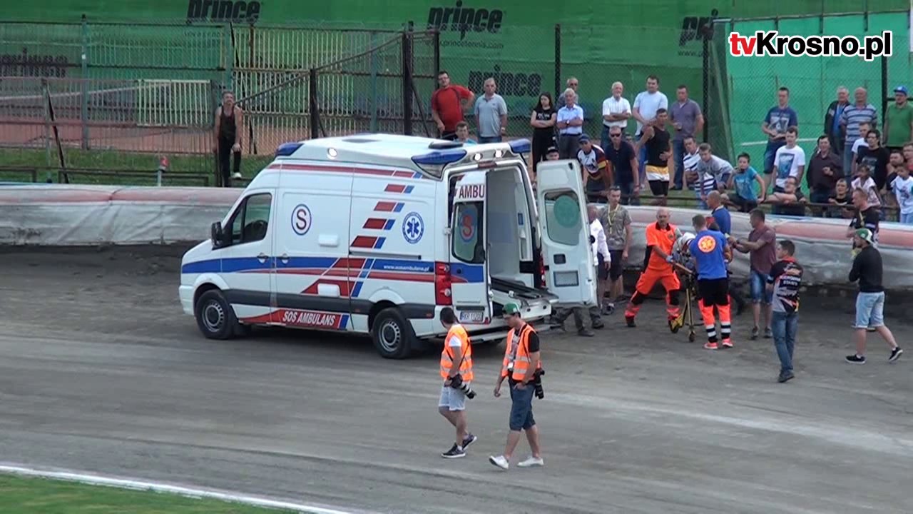 Zobacz fatalny upadek Mariusza Fierleja podczas meczu KSM - Ostrovia