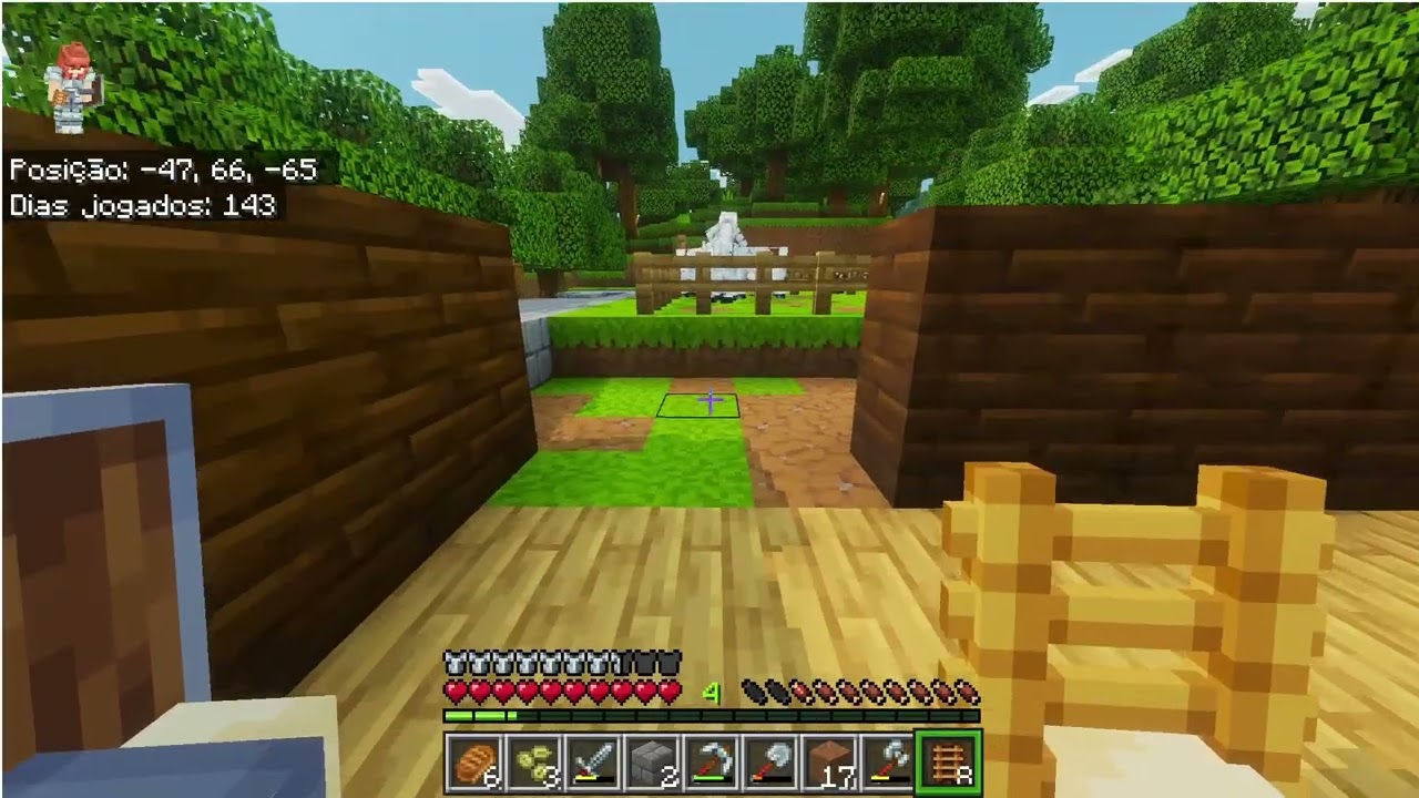 Minecraft ep 66 fazendo coisas na minha base