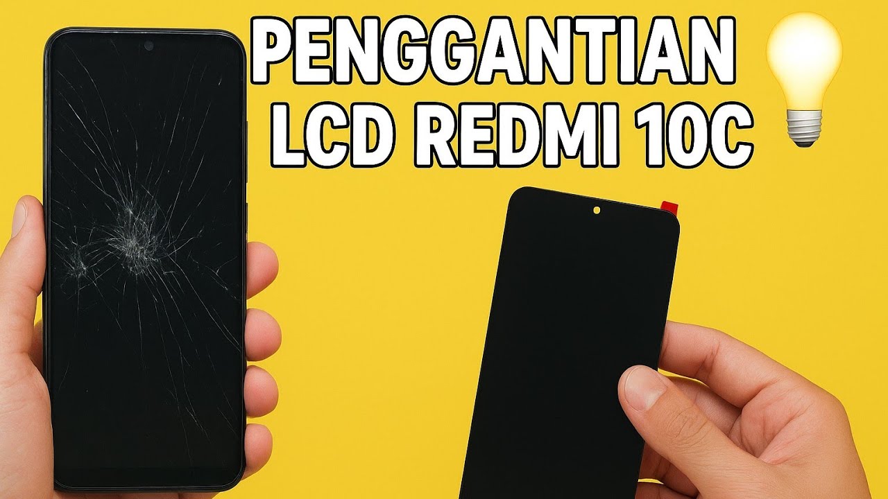 TUTORIAL GANTI LCD REDMI 10C | Layar Rusak? Ini Solusinya!