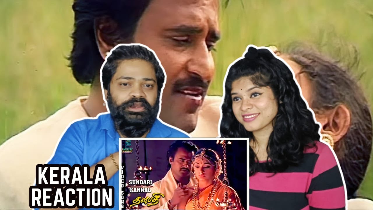 Sundari Kannaal Oru Sethi Video Song REACTION | Malayalam | Thalapathi | Rajinikanth | Shobana