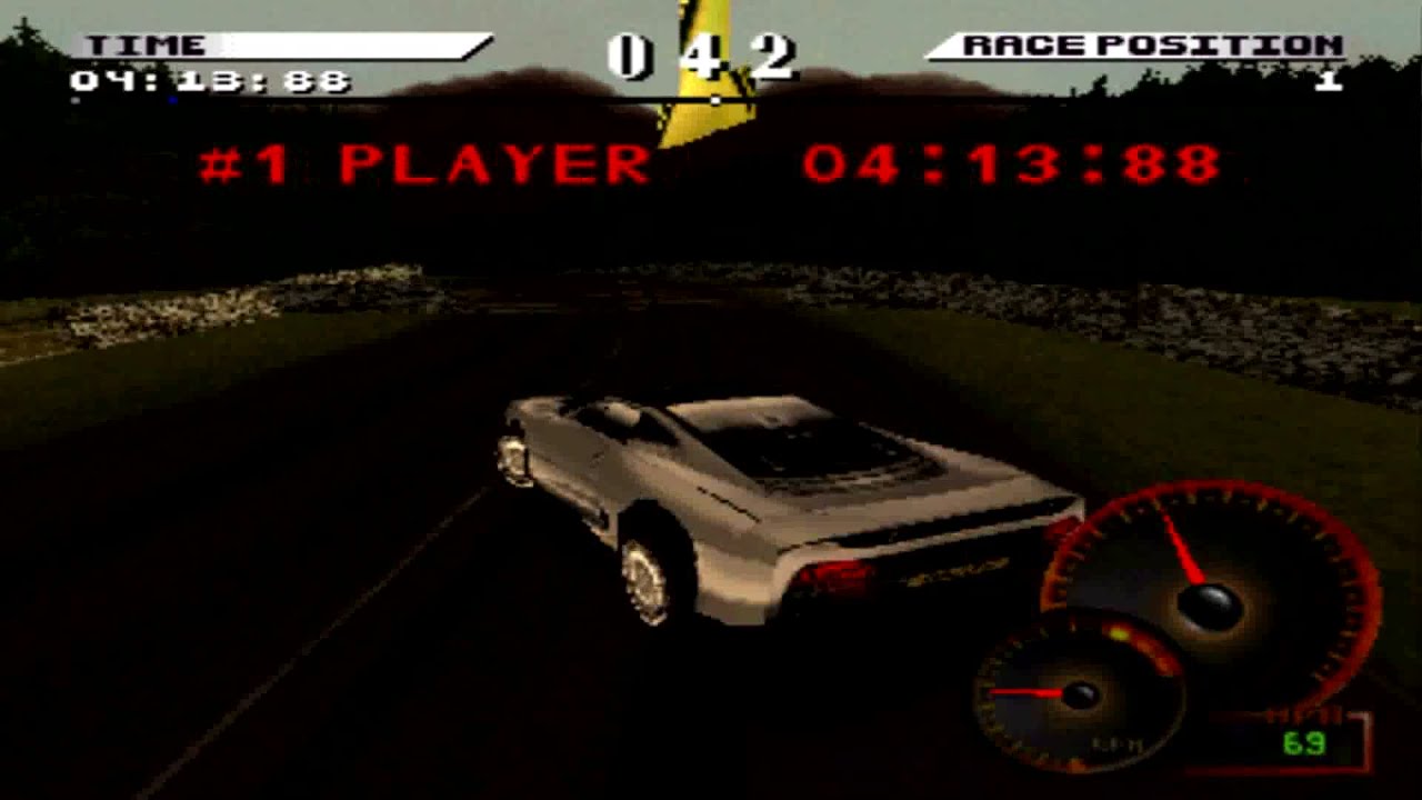 Test Drive 4 (PS1, 1997) - Keswick (Arcade Race)