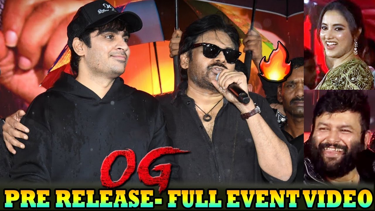 OG Pre Release Full Event | OG Trailer | OG Concert Full Event | Pawan Kalyan | Sujeeth | Thaman S