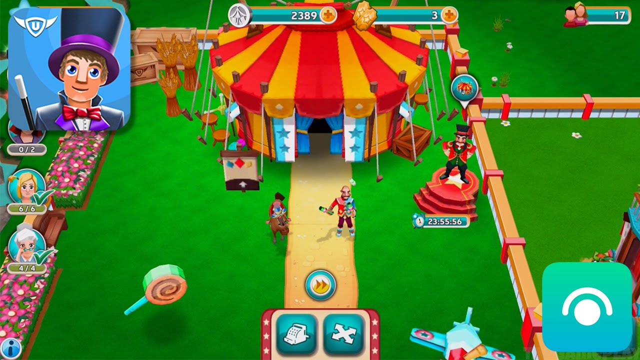 My Free Circus - Gameplay Showcase (iOS, Android)